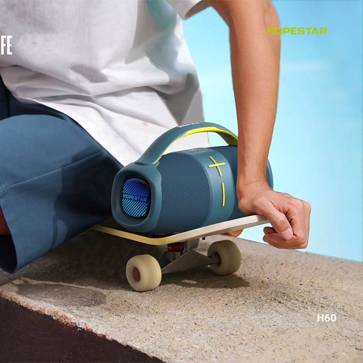 Hopestar H60 Ασύρματο Ηχείο Bluetooth με TWS, 20W, FM, USB, IPX6 – Μαύρο