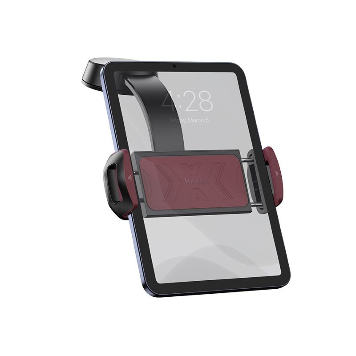 Hoco H68 Βάση Κινητού και Tablet για Κεντρική Κονσόλα Αυτοκινήτου (4.5" έως 13") – Μαύρο/Κόκκινο