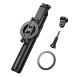 Hoco K25 Μαγνητικό Selfie Stick με Τρίποδο έως 1,5m & Ασύρματο Τηλεχειριστήριο – Μαύρο