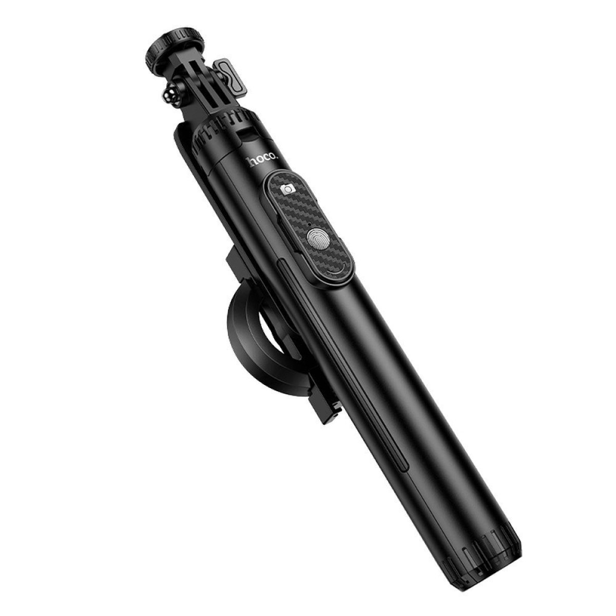Hoco K25 Μαγνητικό Selfie Stick με Τρίποδο έως 1,5m & Ασύρματο Τηλεχειριστήριο – Μαύρο