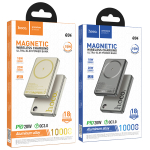 HOCO Q34 Clever Power Bank 10000mAh με Μαγνητική Ασύρματη Φόρτιση & PD 20W – Μαύρο