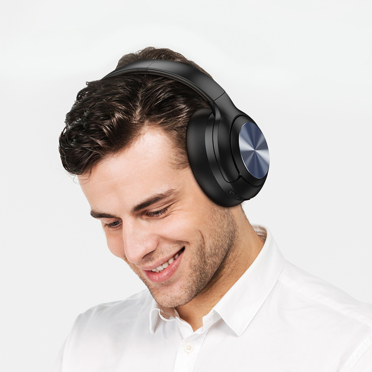 HOCO W54 Ασύρματα Ακουστικά Bluetooth Over Ear με ANC, AUX & 30 Ώρες Χρήσης – Μαύρα