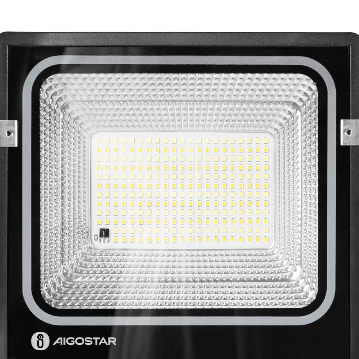 Αδιάβροχος ηλιακός προβολέας 100W με πάνελ και τηλεχειριστήριο Aigostar - μαύρο - Image 5