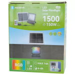 Αδιάβροχος ηλιακός προβολέας RGB 150W με πάνελ και τηλεχειριστήριο Aigostar - μαύρο - Image 5