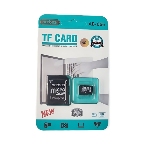 Aerbes AB-S066 microSDHC 4GB με αντάπτορα