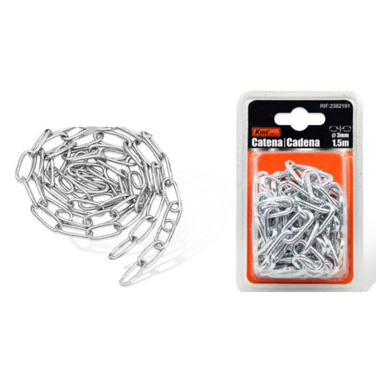 Αλυσίδα Μεταλλική 3mm x 1.5m Kmt Tools 2382191