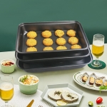 Αντικολλητικό Ταψί Ψησίματος 30×20×5cm Μαύρο Kmt Style 2406160