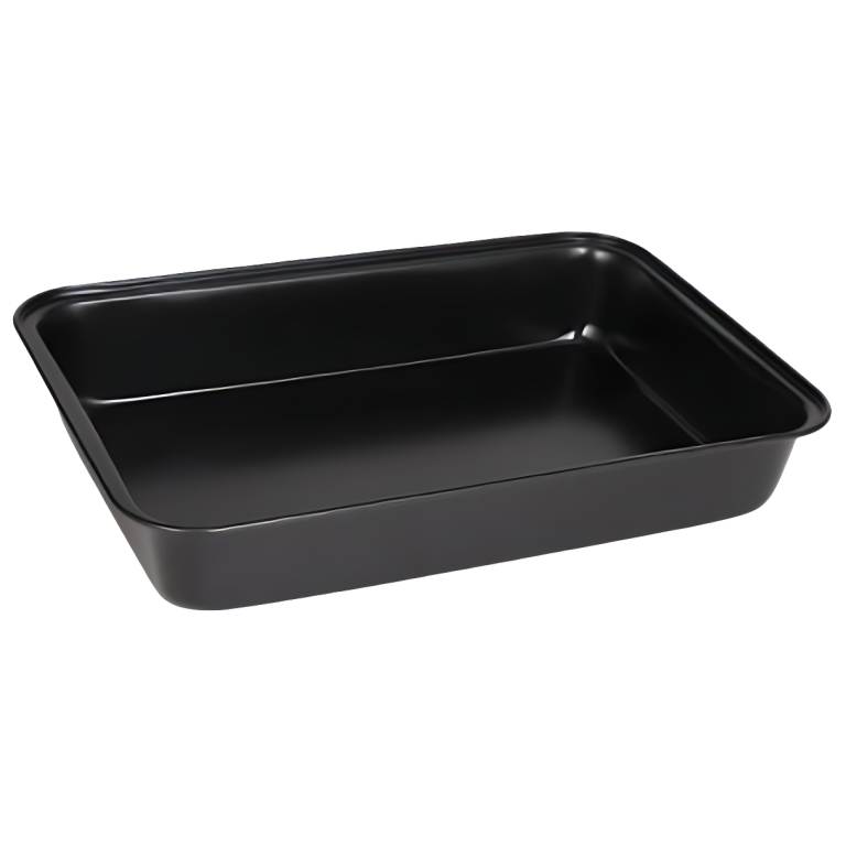 Αντικολλητικό Ταψί Ψησίματος 32×22×5.5cm Μαύρο Kmt Style 2406161