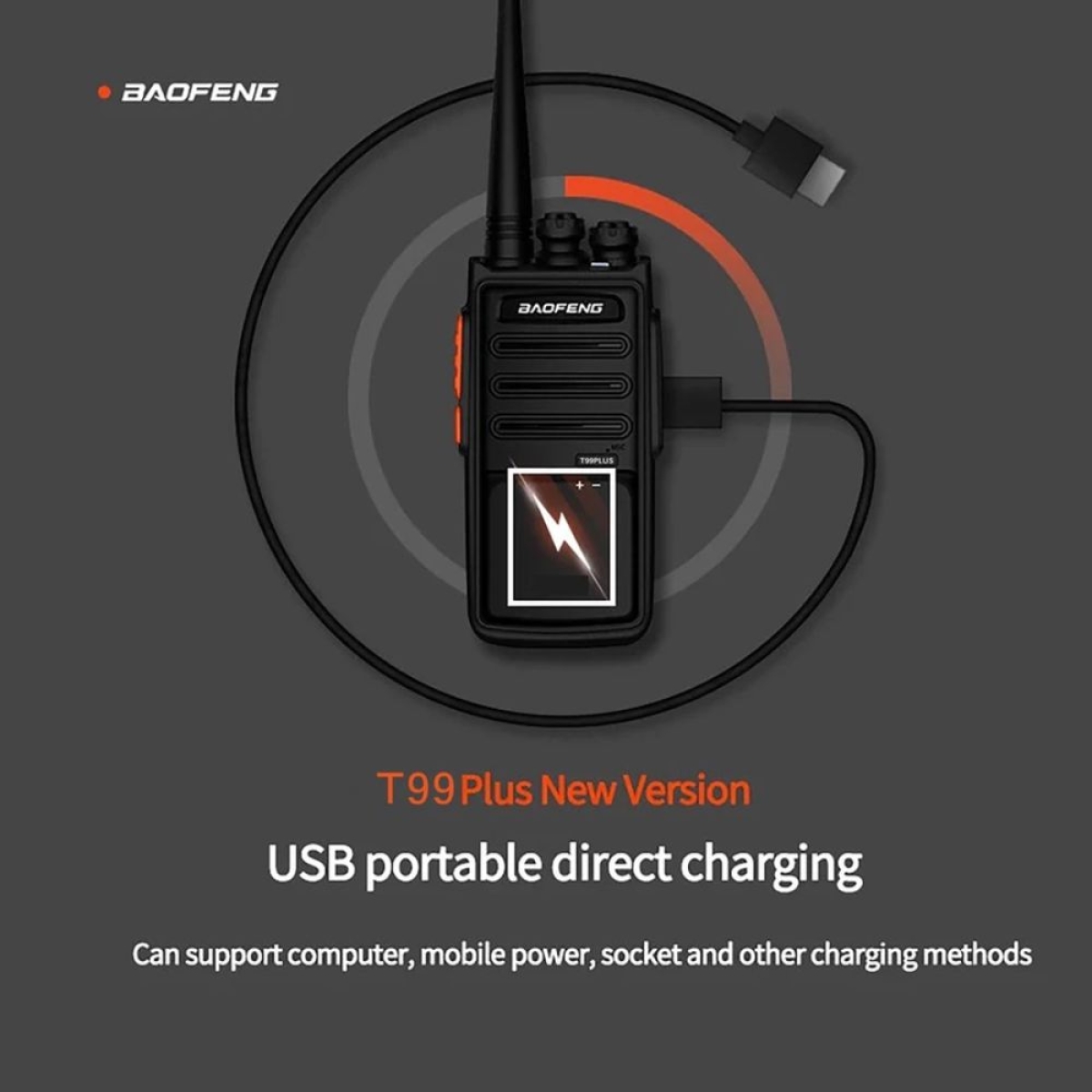 Ασύρματος Πομποδέκτης UHF 10W χωρίς Οθόνη με 16 Κανάλια – Baofeng BF-T99 Plus, Πράσινο