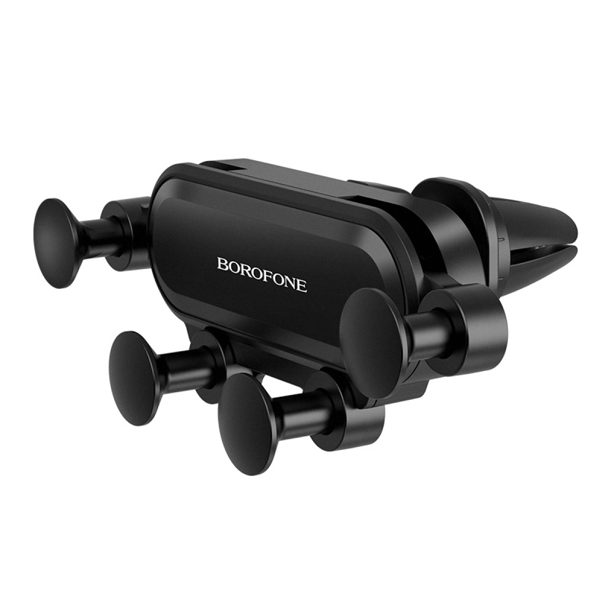 BOROFONE BH19 Eddie Gravity Βάση Κινητού Αυτοκινήτου για Αεραγωγό και Συσκευές 4” έως 6.5” – Μαύρο