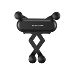 BOROFONE BH19 Eddie Gravity Βάση Κινητού Αυτοκινήτου για Αεραγωγό και Συσκευές 4” έως 6.5” – Μαύρο
