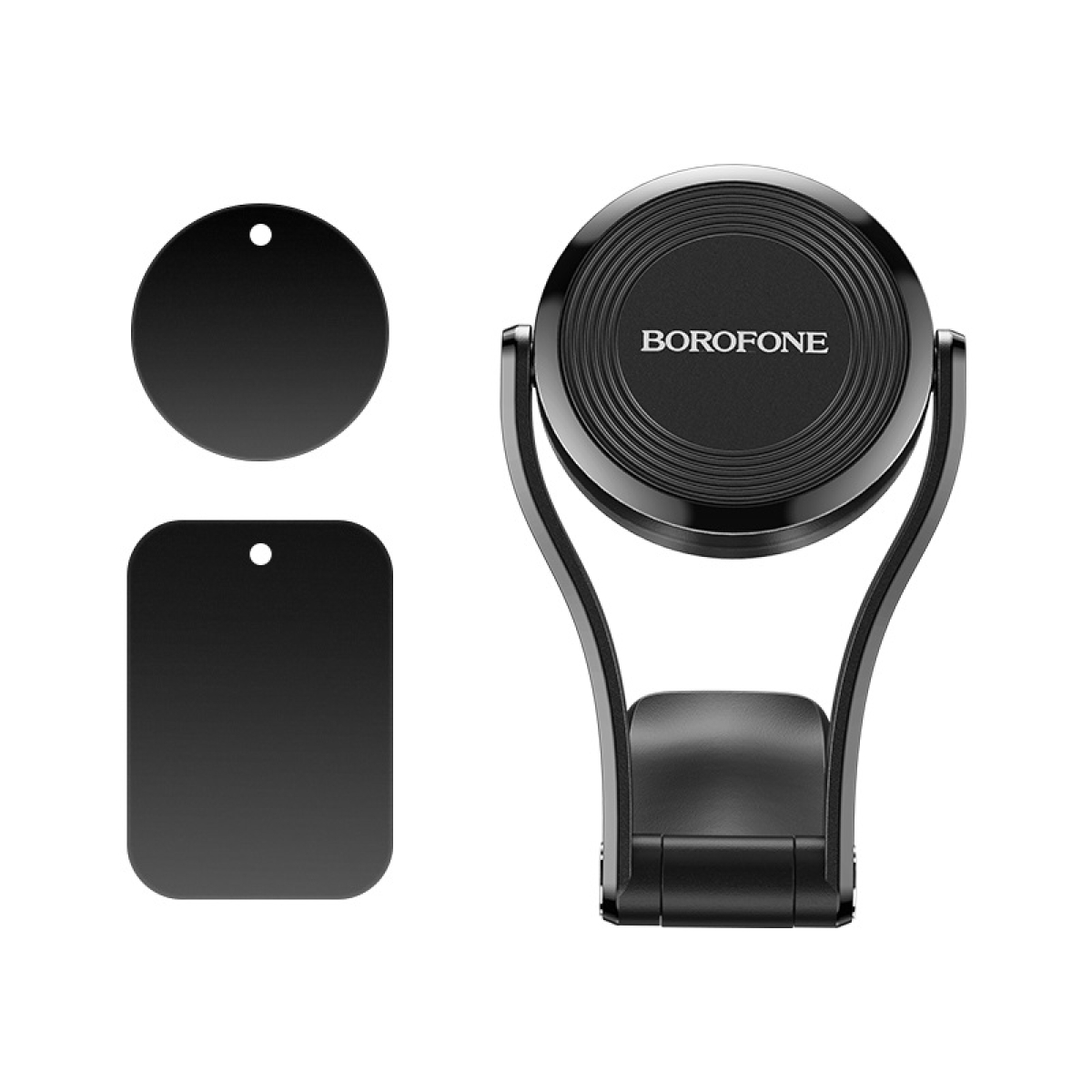 BOROFONE BH26 Keeper Μαγνητική Βάση Κινητού Αυτοκινήτου – Για Κεντρική Κονσόλα / Ταμπλό – Μαύρη