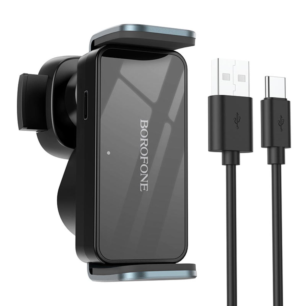 BOROFONE BH66 Smart Ηλεκτρική Βάση Κινητού για Αυτοκίνητο με Μπαταρία – Μαύρο