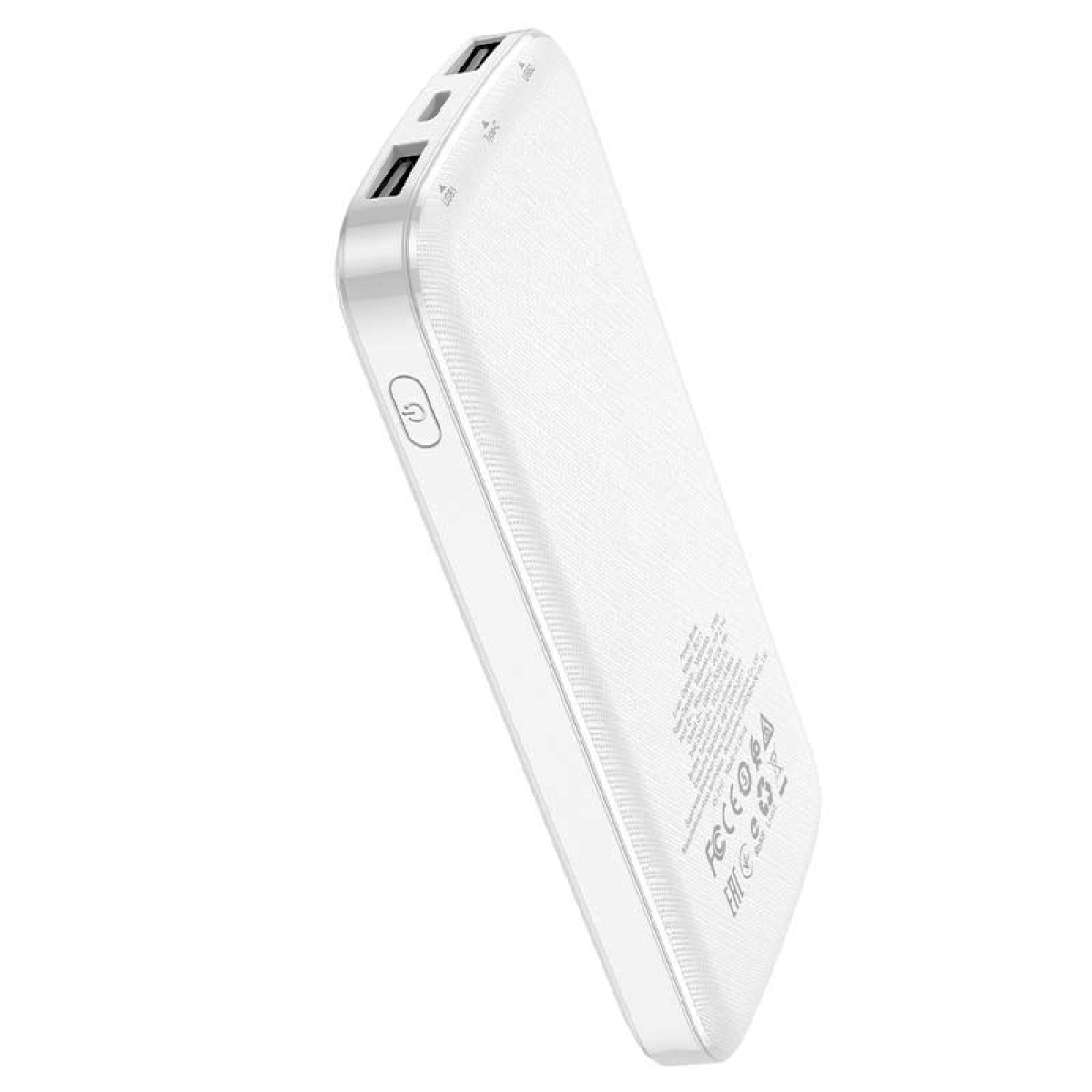 BOROFONE BJ17 Oceanic Power Bank 10000mAh με Ψηφιακή Οθόνη LED – Λευκό