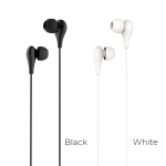 BOROFONE BM24 Milo – Ενσύρματα Ακουστικά In-Ear με Μικρόφωνο & Κουμπί Ελέγχου – Μαύρα