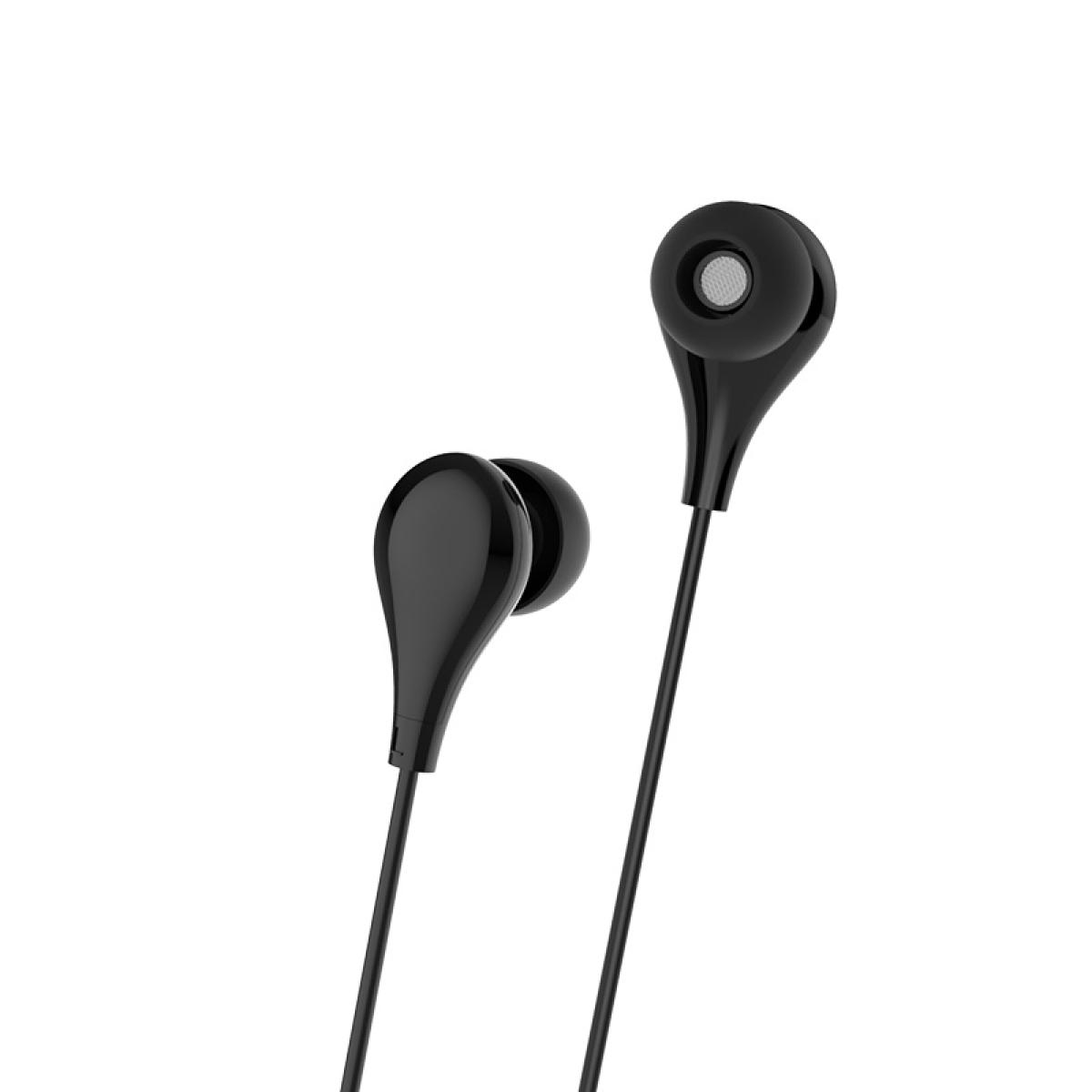 BOROFONE BM24 Milo – Ενσύρματα Ακουστικά In-Ear με Μικρόφωνο & Κουμπί Ελέγχου – Μαύρα