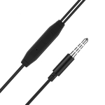 BOROFONE BM25 Sound Edge Ενσύρματα Ακουστικά με Μικρόφωνο και Κουμπί Ελέγχου – 3.5mm Jack – Μαύρα