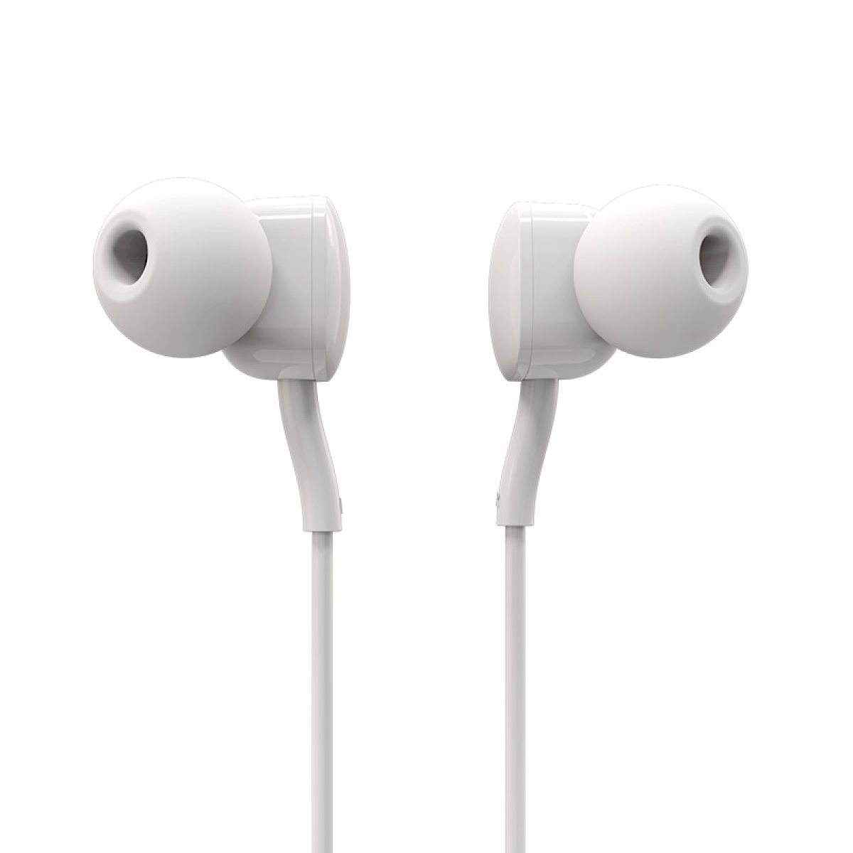 BOROFONE BM34 Intelligent – Ενσύρματα Ακουστικά με Μικρόφωνο & Κουμπί Ελέγχου – 3.5mm Jack – Λευκά