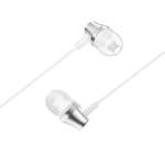 BOROFONE BM38 Bright Sound Ενσύρματα Ακουστικά με Μικρόφωνο και Κουμπί Ελέγχου – 3.5mm Jack – Λευκά