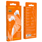 BOROFONE BM59 Collar – Ενσύρματα Ακουστικά με Μικρόφωνο και Κουμπί Ελέγχου – 3.5mm – Λευκά