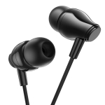 BOROFONE BM61 Wanderer – Ενσύρματα Ακουστικά με Μικρόφωνο & Κουμπί Ελέγχου – Μαύρα