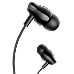 BOROFONE BM61 Wanderer – Ενσύρματα Ακουστικά με Μικρόφωνο & Κουμπί Ελέγχου – Μαύρα