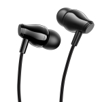 BOROFONE BM61 Wanderer – Ενσύρματα Ακουστικά με Μικρόφωνο & Κουμπί Ελέγχου – Μαύρα