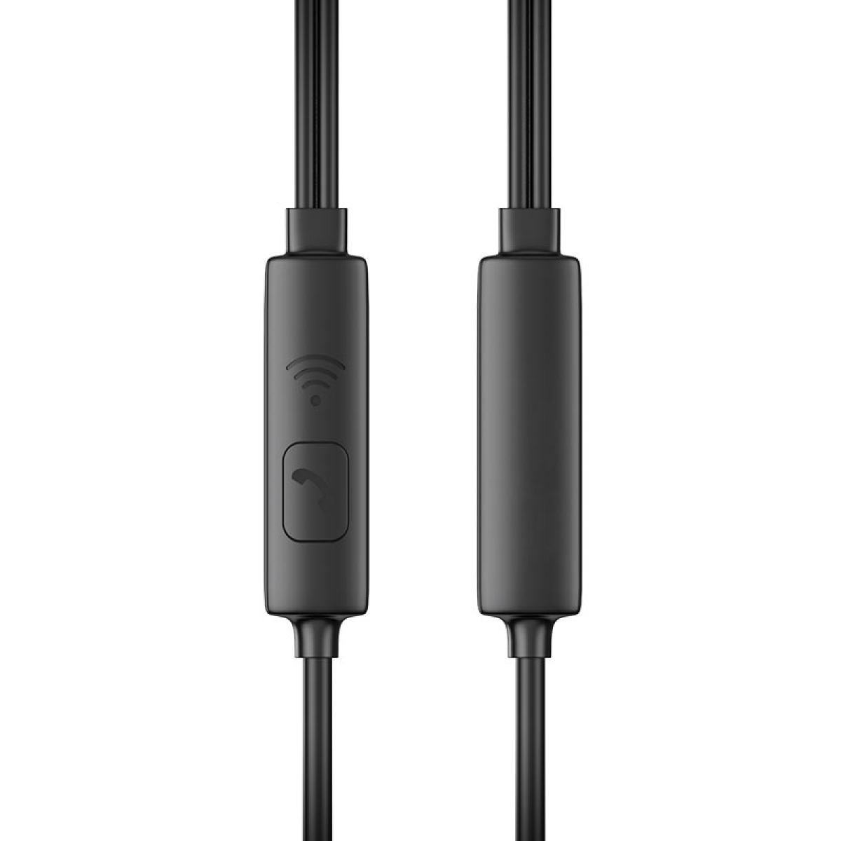 BOROFONE BM61 Wanderer – Ενσύρματα Ακουστικά με Μικρόφωνο & Κουμπί Ελέγχου – Μαύρα