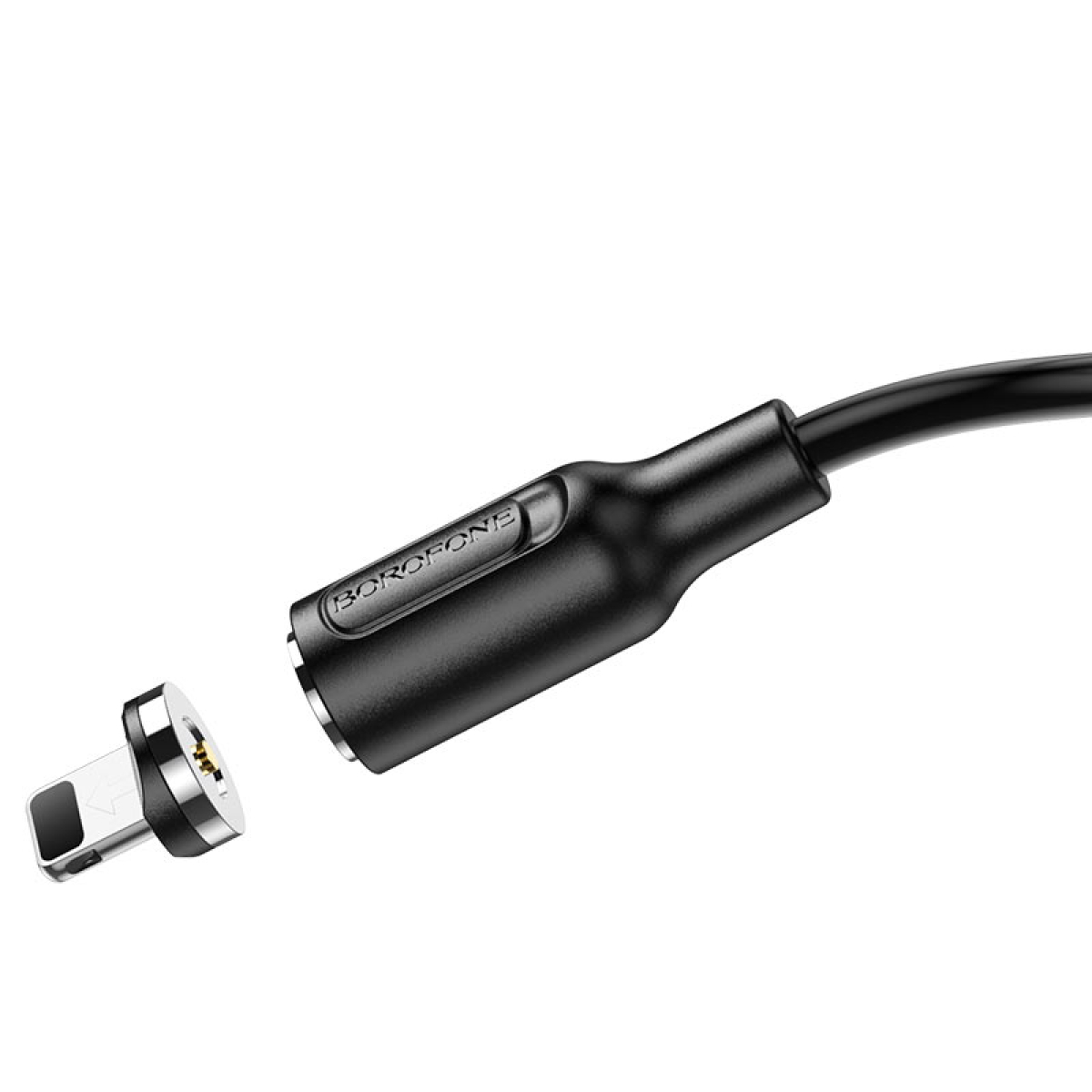 Borofone BX41 Amiable Μαγνητικό Καλώδιο Φόρτισης USB σε Lightning – 1m - Μαύρο