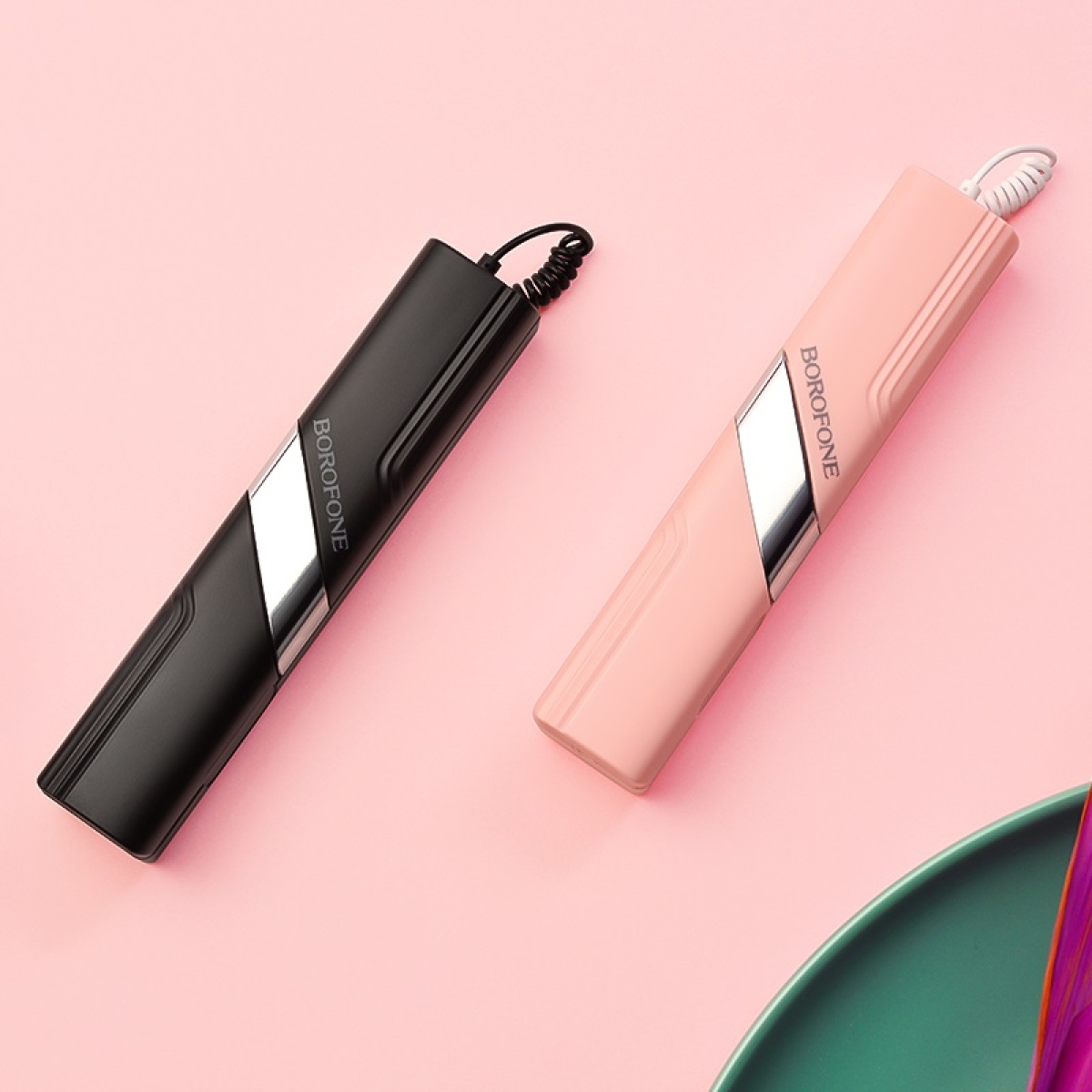BOROFONE BY3 Selfie Stick με Καλώδιο 3.5mm – Ενσύρματος Χειρισμός για Φωτογραφίες & Selfies – Μαύρο