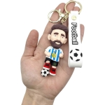 Μπρελόκ Με Φιγούρα Messi 9cm Και Λουράκι Football 87365