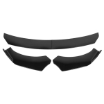 Μπροστινό Universal Lip Spoiler – Σετ 3 Τεμαχίων, Πλαστικό, Μαύρο