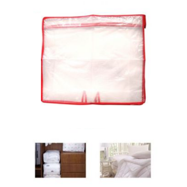 Διαφανής Θήκη Αποθήκευσης Παπλώματος 53x45x15cm Kmt Style 2208276