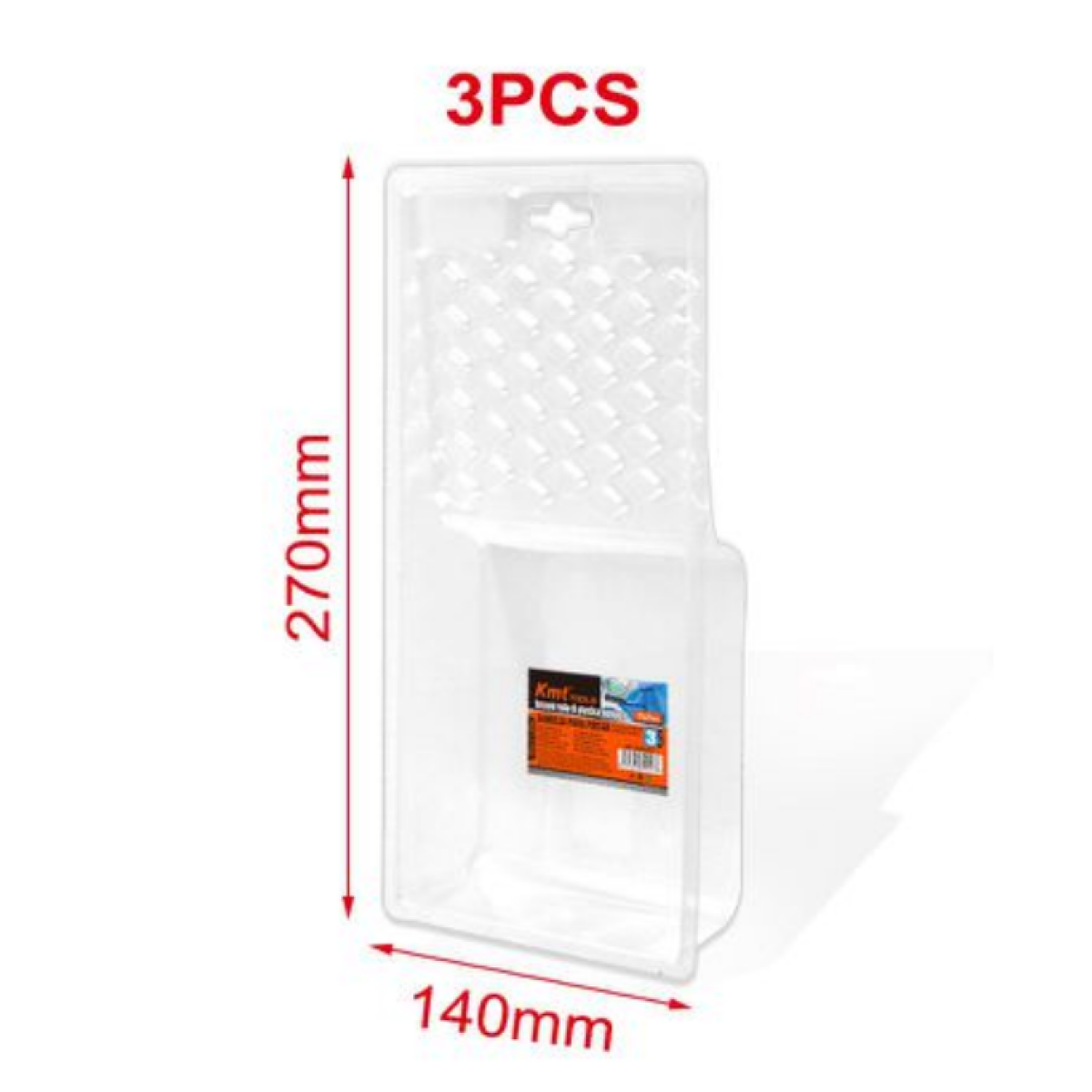 Δίσκος Βαφής 27cm 3τμχ Πλαστικός Kmt Tools 9369257