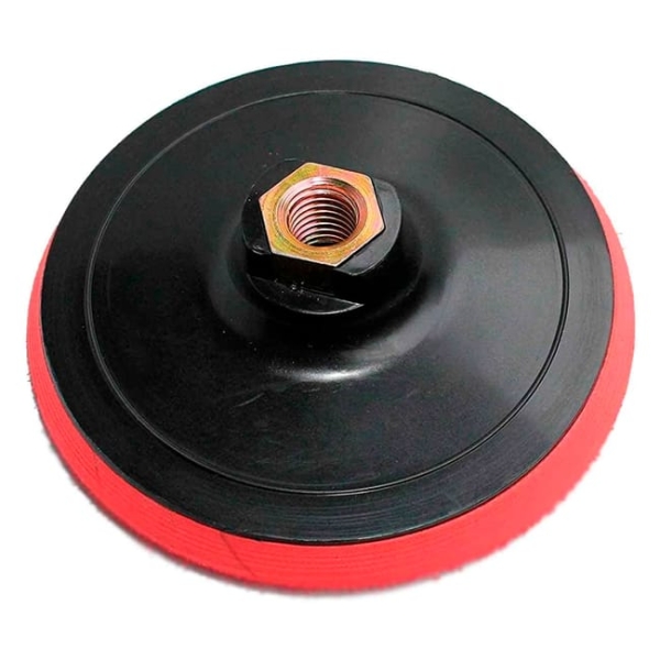Δίσκος Velcro Γωνιακού Τροχού 125mm Άκαμπτος με Μαξιλαράκι Kmt Tools 9363237