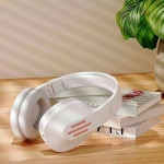 XO BE39 Ασύρματα Ακουστικά Bluetooth Over-Ear με Μικρόφωνο, AUX & 20 Ώρες Χρήσης – Λευκά