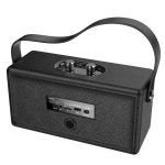 Hoco DS61 Retro Style Φορητό Ηχείο Bluetooth 15W με AUX, TF Card & USB – Μαύρο