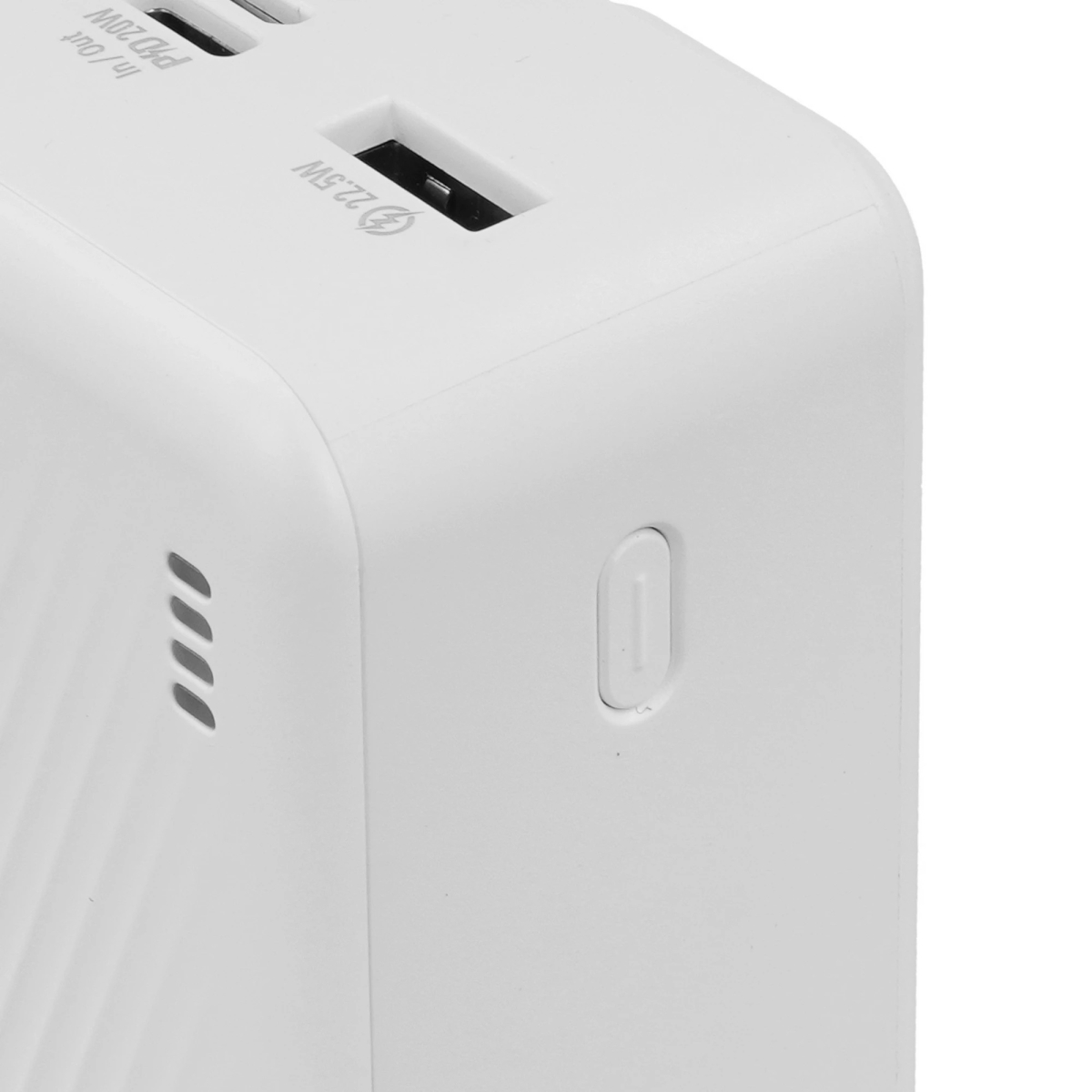 BOROFONE BJ57B Pindar Power Bank 30000mAh – Διπλή USB Έξοδος & LED Ένδειξη – Λευκό
