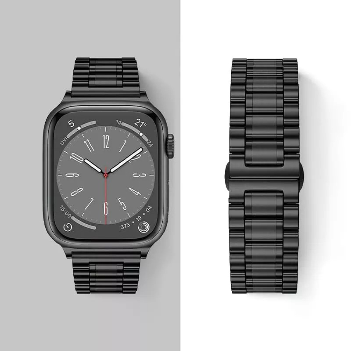 Hoco WA32 Grand Series – Μεταλλικό Λουράκι για Apple Watch (42/44/45/49mm) - Μαύρο