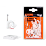 Ελαστικά Κλιπ Στήριξης Καλωδίων 12mm 18τμχ Kmt Tools 9368597