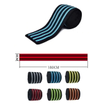 Ελαστικό Στήριγμα Γονάτου 180x8cm Kmt Style 2001914 Κόκκινο