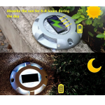 Επιδαπέδιο ηλιακό φωτιστικό - Solar Road Stud - γκρι - Image 2