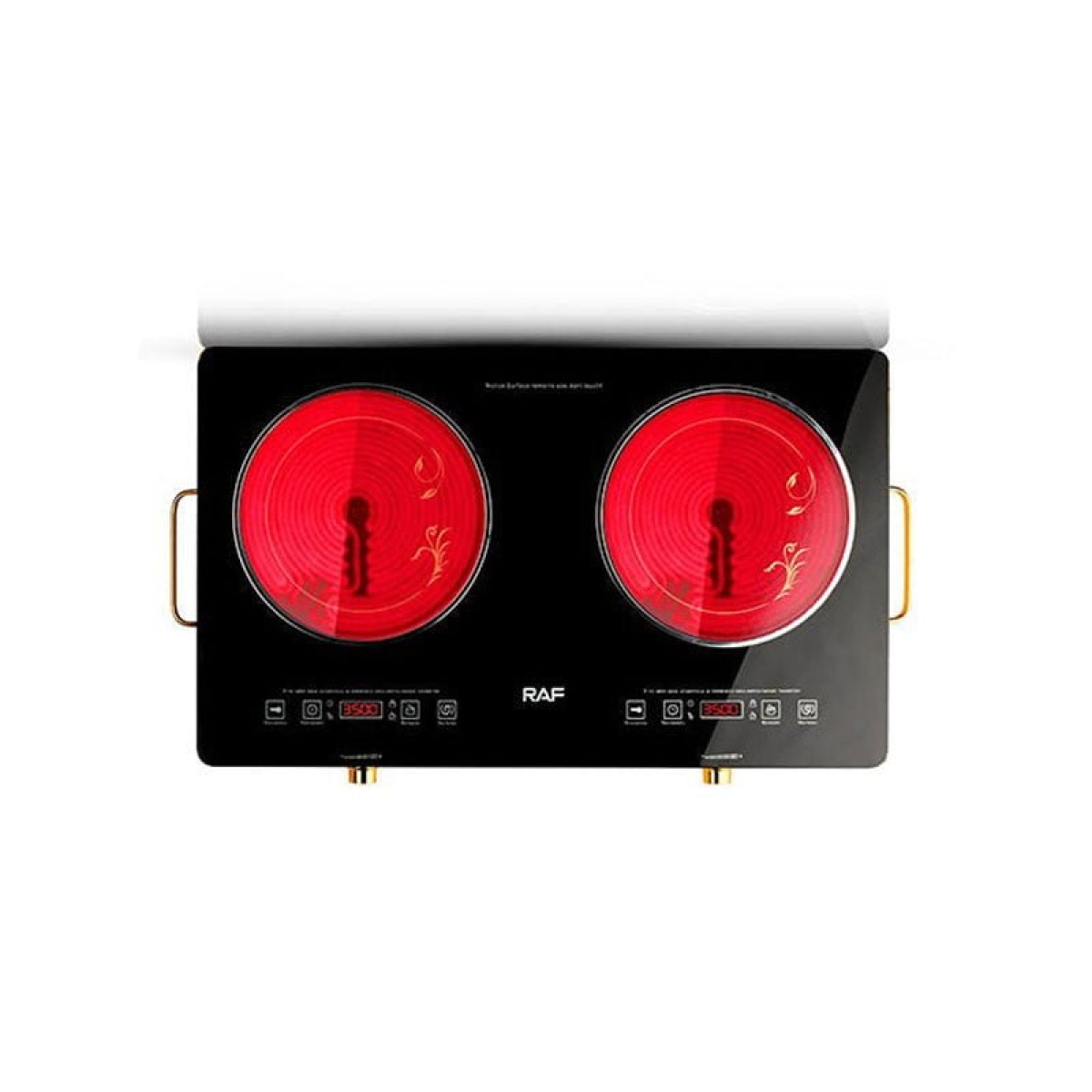 Επιτραπέζια Εστία Κεραμική Διπλή 4800W RAF R.8088