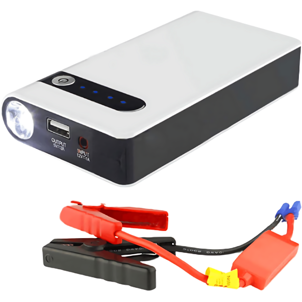 Φορητή συσκευή εκκίνησης αυτοκινήτου Jump Starter με φακό LED Andowl Q-D1060 λευκό
