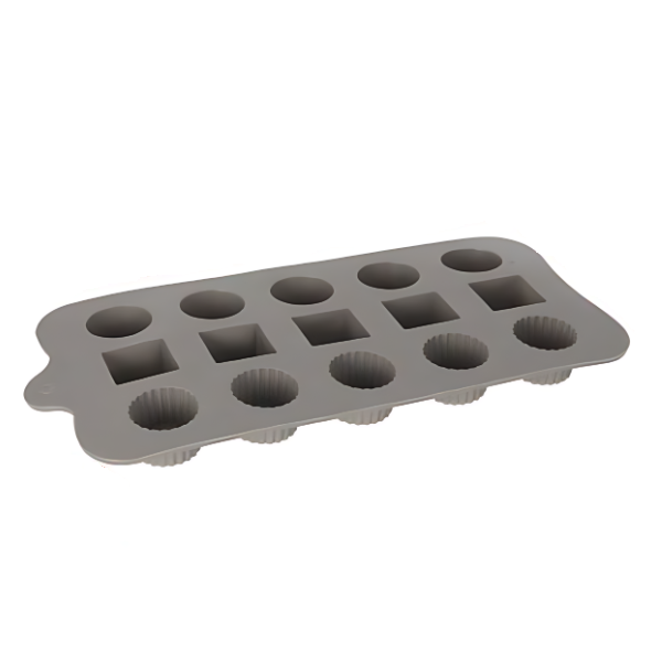 Φόρμα σιλικόνης για σοκολατάκια 21.5x10.4cm 2416090 γκρι