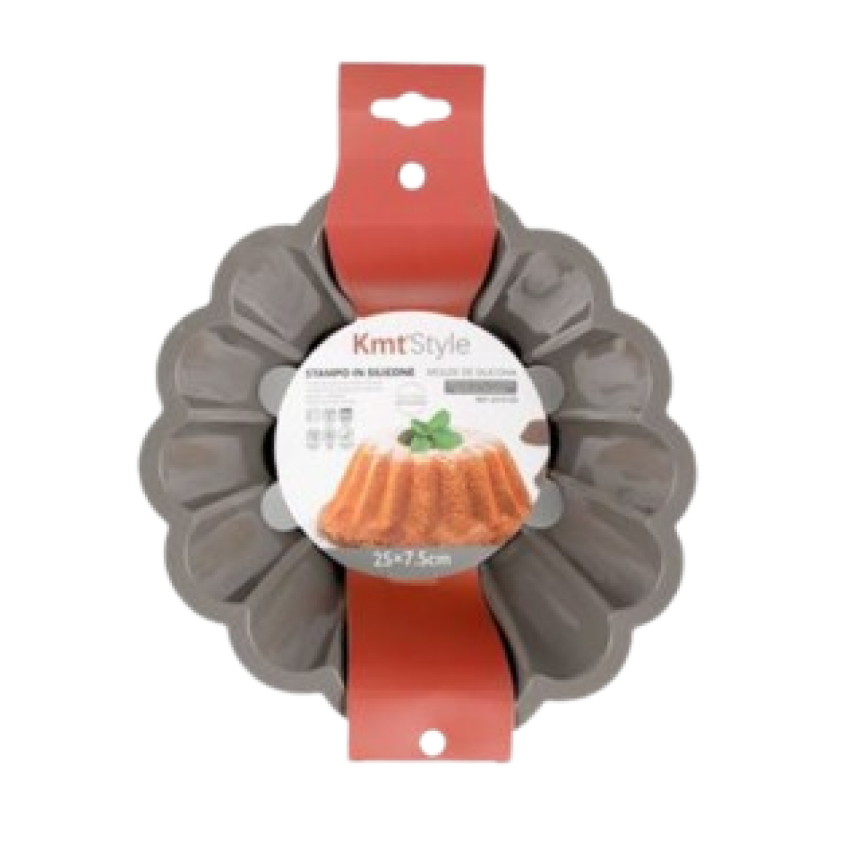 Φόρμες Ψησίματος Σιλικόνης Κέικ 25x7.5cm Λουλούδι Kmt Style 2416129