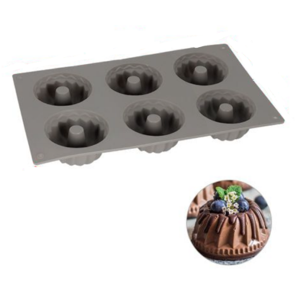 Φόρμες Ψησίματος Σιλικόνης Κέικ 28.5x16.8x3cm Kmt Style 2416112