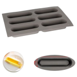 Φόρμες Ψησίματος Σιλικόνης Οβάλ 29.5x17x3cm Kmt Style 2416120