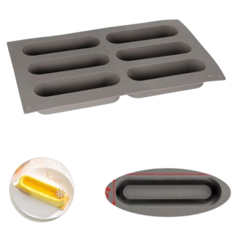 Φόρμες Ψησίματος Σιλικόνης Οβάλ 29.5x17x3cm Kmt Style 2416120