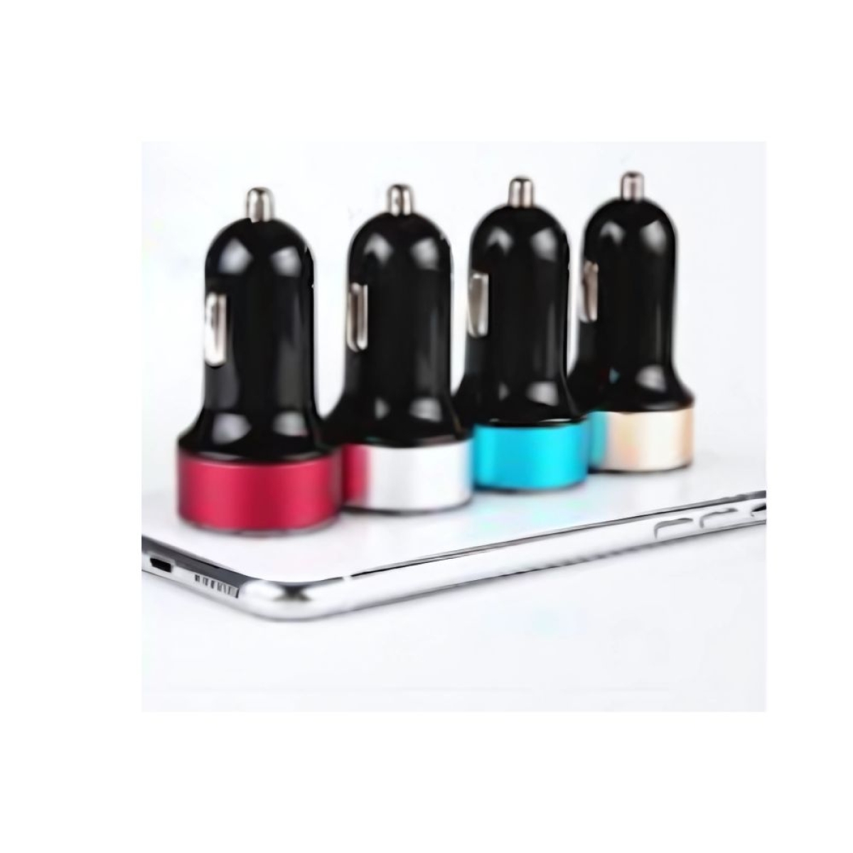 Φορτιστής Αυτοκινήτου Dual USB 15W / 3.1A με LED Φωτισμό – W16930-1, Ασημί